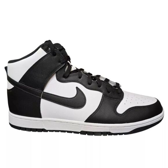 Nike Dunk High Retro Panda Black White Total Orange DD1399-105 Men's Sizes - Picture 1 of 6